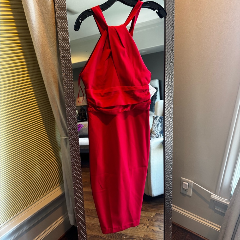 Trendyol Vibrant Red Midi Dress